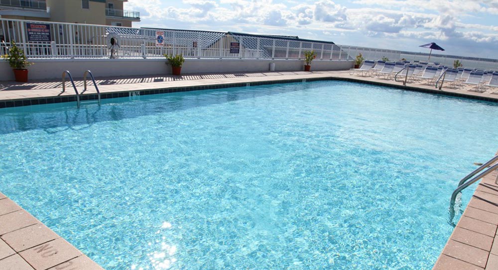 A blue and inviting pool